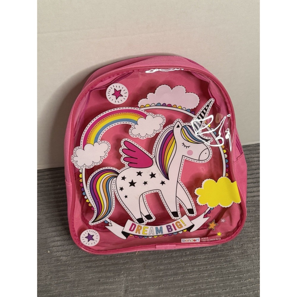 Small Unicorn Backpack Clear